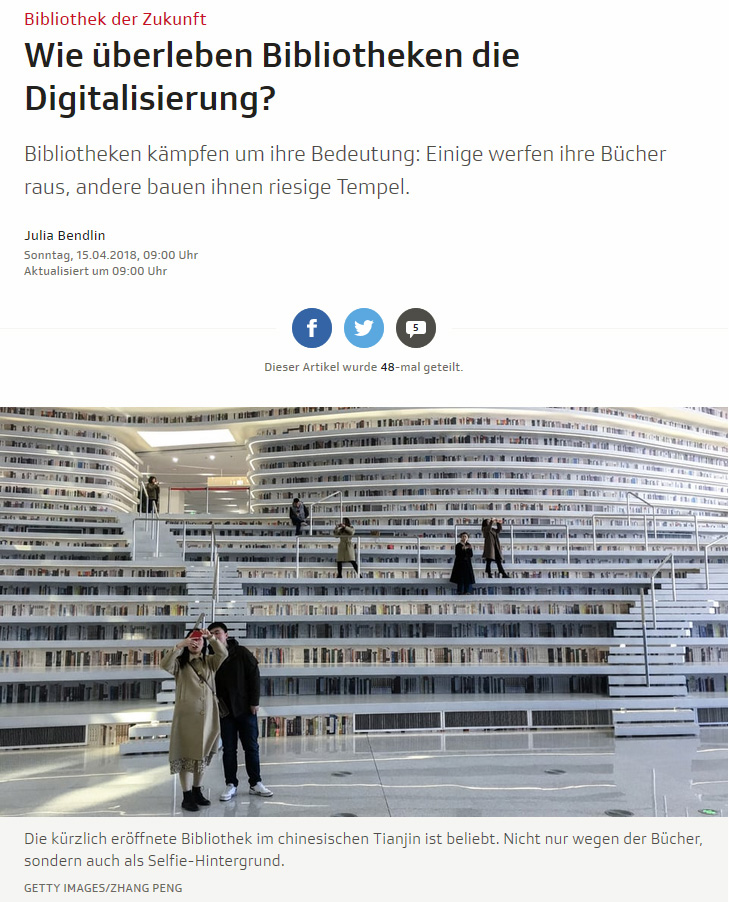 Wie überleben Bibliotheken die Digitalisierung?